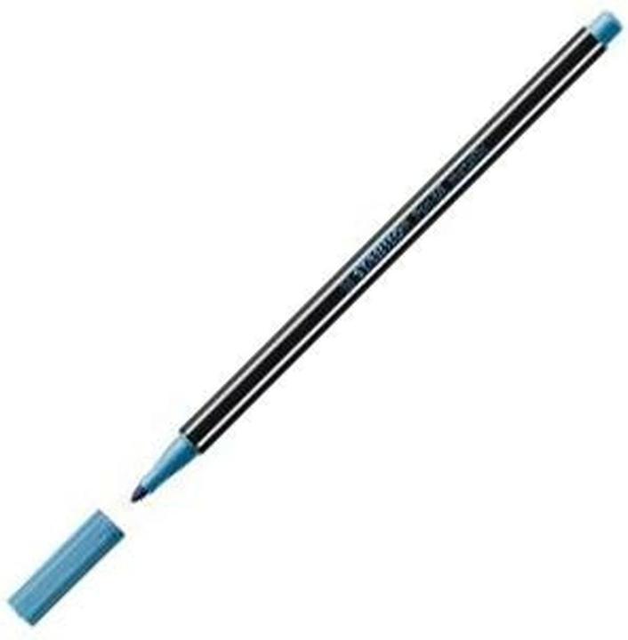 Image du produit STABILO Stylo feutre métallique Premium - Pen 68 metallic - Pack de 10 - bleu métallique (Bleu métallique, 10 x)