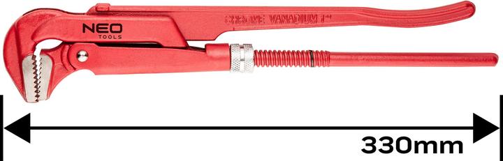 Immagine prodotto Neo Vamzdžio raktas tipas "90", 1,0 ", 330 mm (330 mm)