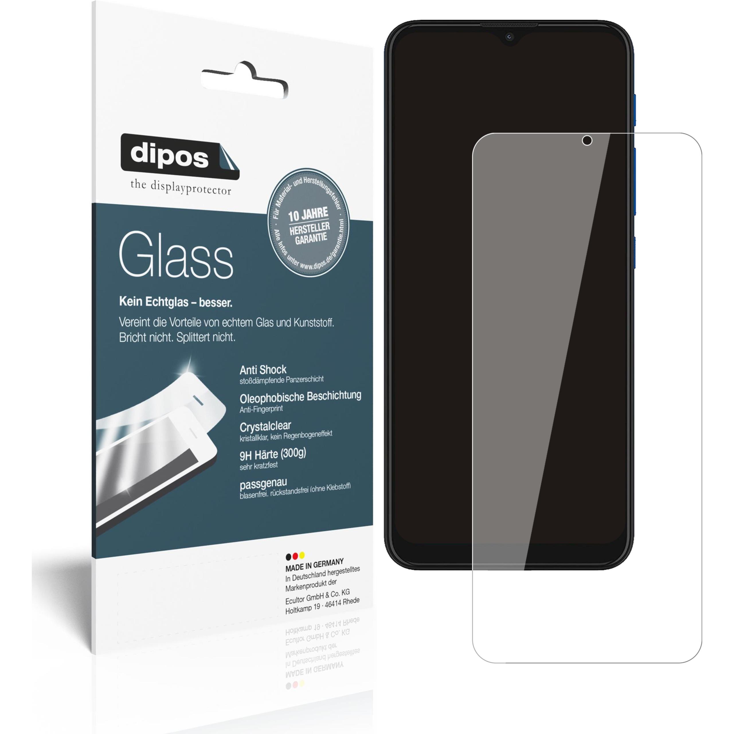 Dipos Displayschutz Anti-Shock (2 Stück, Motorola Moto E7 Plus), Smartphone Schutzfolie, Transparent