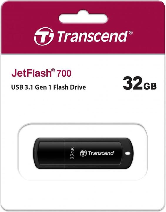 Image du produit Transcend JetFlash 700 (32 Go, USB-A)