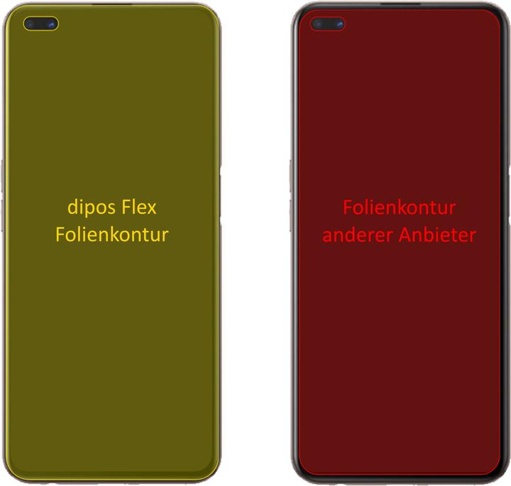 Produktbild Dipos Displayschutzfolie Full-Cover 3D (Oppo Reno 4 SE)