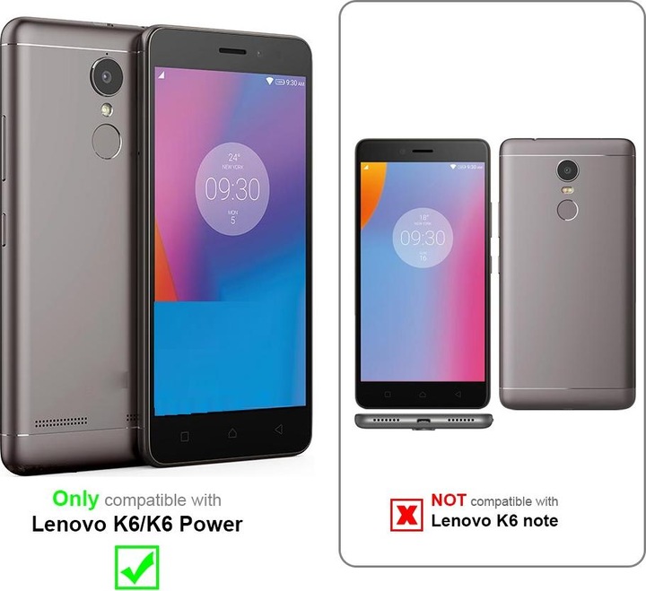 Produktbild Cadorabo Universale Schutzhülle für Lenovo K6 / K6 POWER Tasche mit Gürtelclip (lg K6, Lenovo K6 Power)