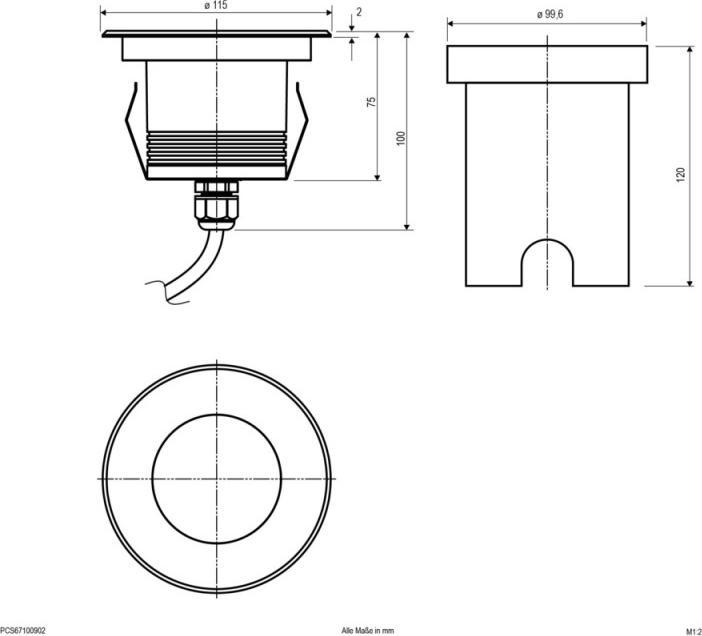 Productafbeelding EVN-Lichttechnik LED vloerinbouwarmatuur (1039 lm, IP67)