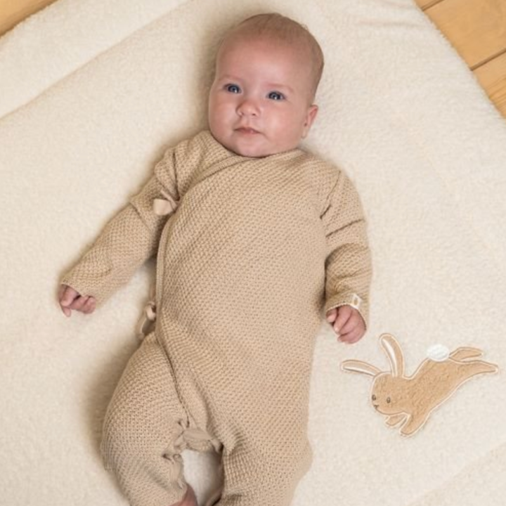 Actual product image Little Dutch Crawling blanket playpen insert reversible bunny rabbit