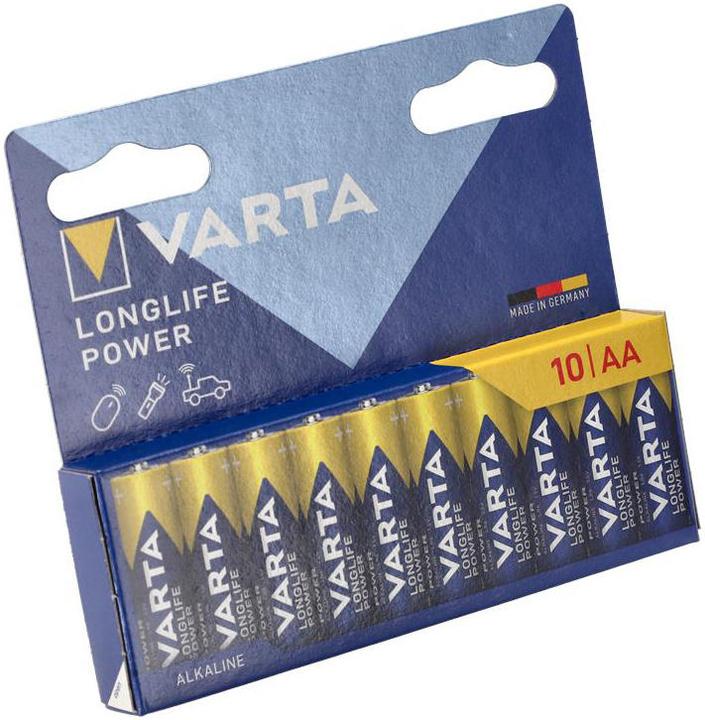 Image du produit Varta Longlife Power (10 pcs, AA / LR6 / LR06 / Mignon / R6 / R14505, 2960 mAh)