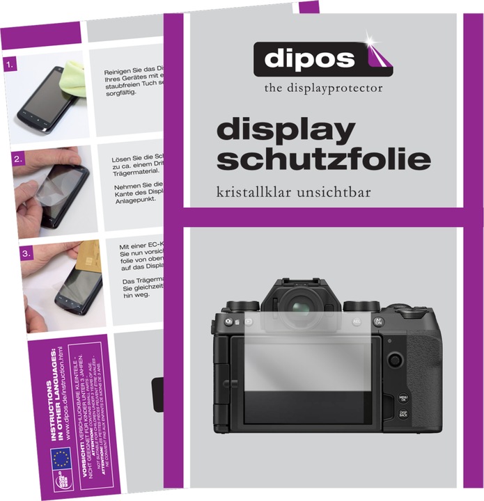 Dipos Screen Protector Crystalclear (Screen protector, Fujifilm X-S10)