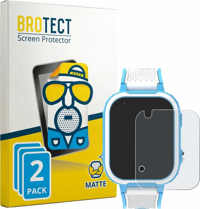 Produktbild BROTECT Entspiegelungsfolie für Olivfant Kids Smartwatch 1.44" Displayschutz Displayschutzfolie Folie Matt
