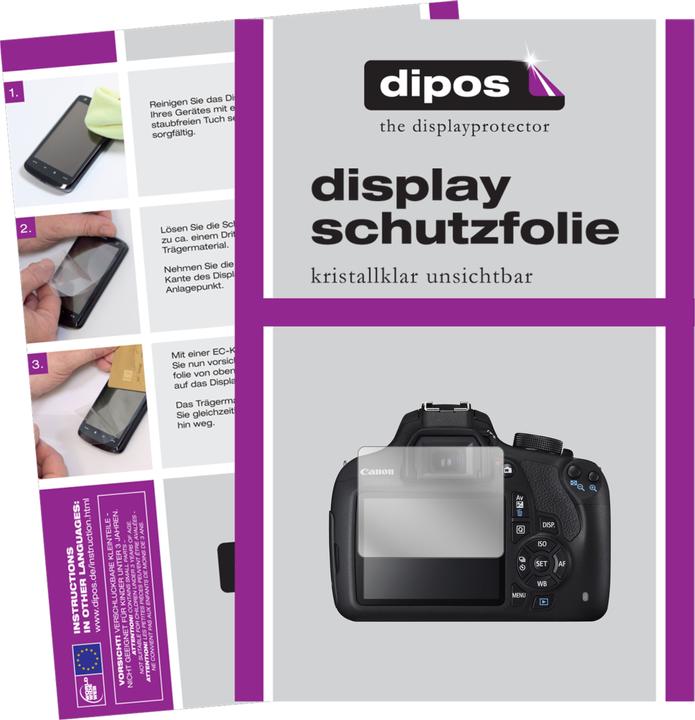 Produktbild Dipos Displayschutzfolie Crystalclear (Displayschutz, Canon EOS 1200D)