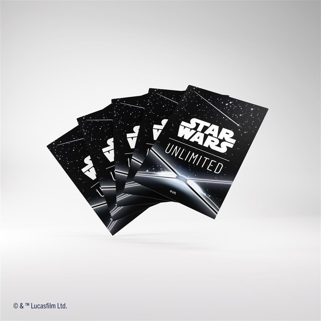 Gamegenic GGS15064 - Star Wars: Unlimited Art Sleeves - Card Back Black