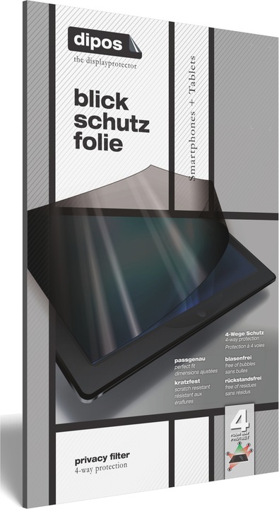 Produktbild Dipos Blickschutzfolie 4-Way Privacy (17.30", 16 : 9)