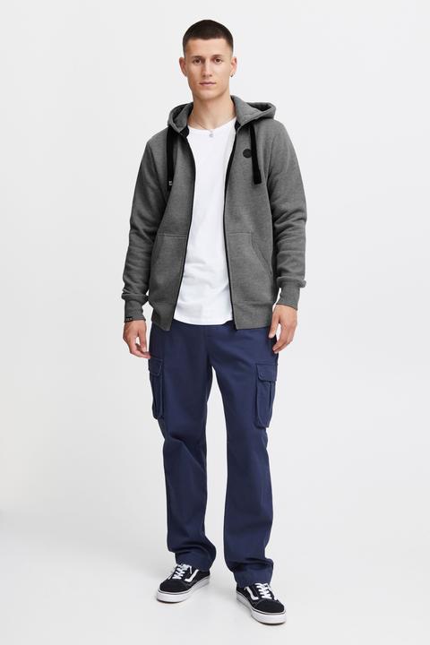 Immagine prodotto Solid Bene Zip Felpa Con Cappuccio Giacca Tuta Da Uomo Con Cappuccio Stampa (S)