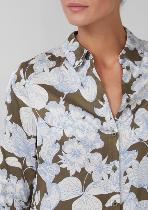 Immagine prodotto s.Oliver Bluse Satinbluse mit floralem All-over-Print (46)