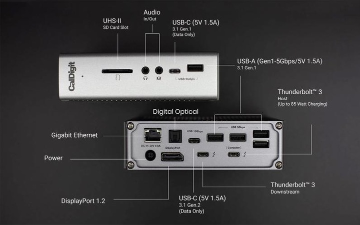 Image du produit CalDigit TS3 Plus (Thunderbolt, 1 Ports)