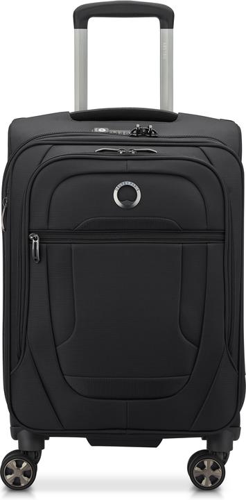 Actual product image Delsey Helium DLX Expandable -matkalaukku, musta (43 l)
