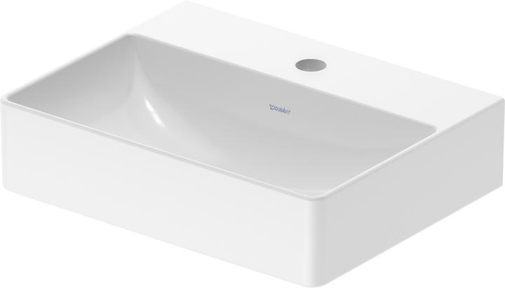 Produktbild Duravit Handwaschbecken DURASQUARE o ÜL m HLB 450x350mm 1 Hahnloch weiss (350 mm, 450 mm)