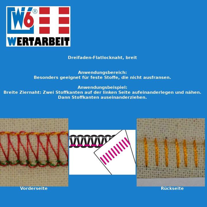 Produktbild W6 Overlock N 656D Freiarm