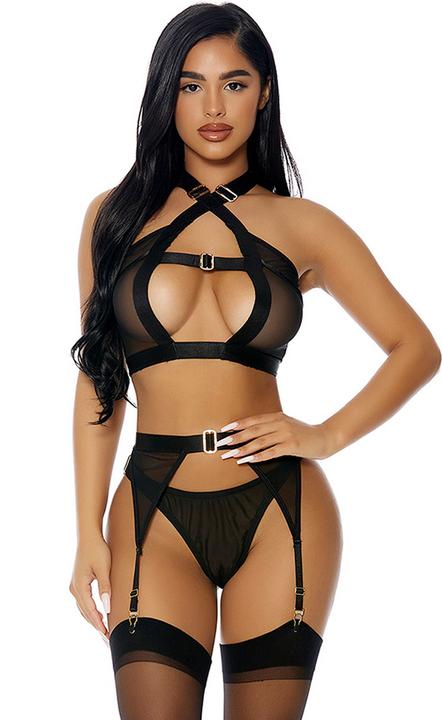 Actual product image Forplay Golden Hour Lingerie Set (XL)