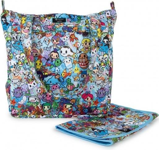 Produktbild False JuJuBe x Tokidoki Be Light Plus Shoppingtasche mit Wickelunterlage, Sea Amo 2.0