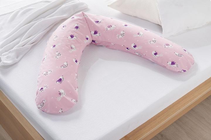 Actual product image Theraline Nursing Pillow "The Comfort" with Spelt Filling incl. Cover 180 cm (180 cm)