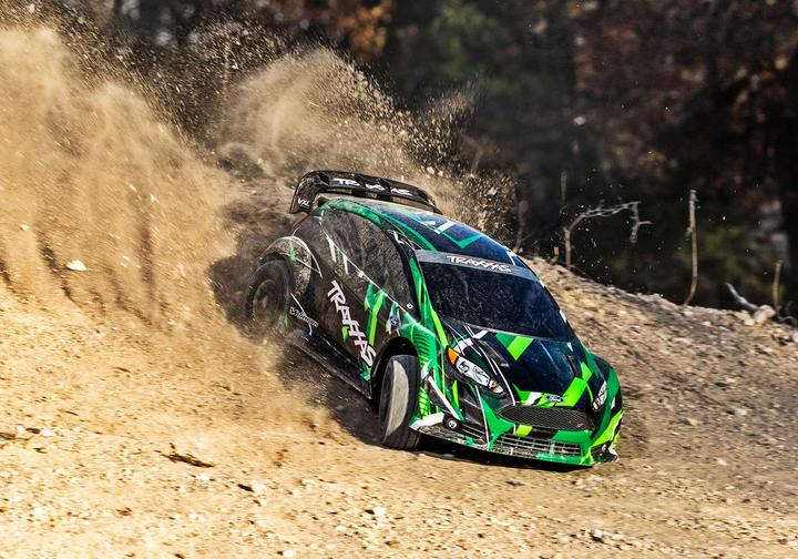 Produktbild Traxxas Ford Fiesta St Grün 1/10 Rally Vxl Rtr Brushless Ohne Akku Und Ladegerät (RTR Ready-to-Run)