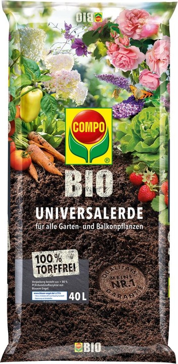Actual product image Compo BIO Universal Soil 40 L peat-free (40 l, Soil without peat)