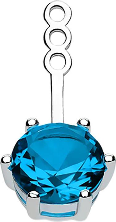 Immagine prodotto Star Piercing Orecchino Orecchino argento con cristallo acqua (Ottone)