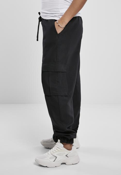 Actual product image Urban Classics Ladies Viscose Twill Cargo Pants (L)