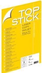 Produktbild TopStick TOP STICK CD/DVD-Etiketten, Durchmesser: 117 mm, weiá