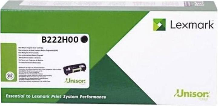 Actual product image Lexmark Return Print Cart. B222H00 black (FC)