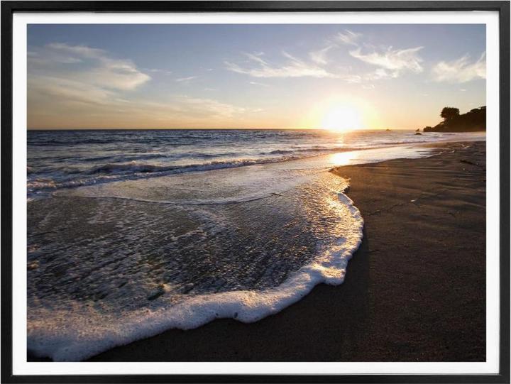 Produktbild Trenddeko Sonnenuntergang am Meer (30 x 24 cm)