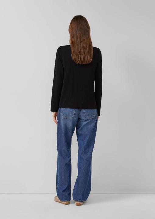 Produktbild s.Oliver Strickpullover Feinstrickpullover mit Rundhalsausschnitt (48)