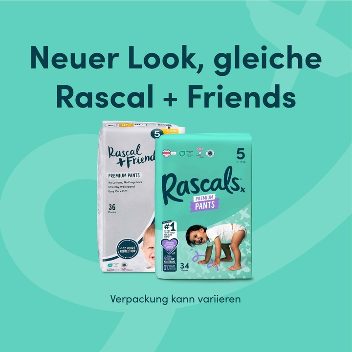 Produktbild Rascals Premium Pants (Gr. 4, Tragepack, 38 Stück)