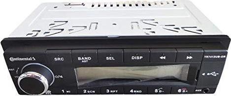 Actual product image Continental MP3 Car Radio TR7412UB-OR