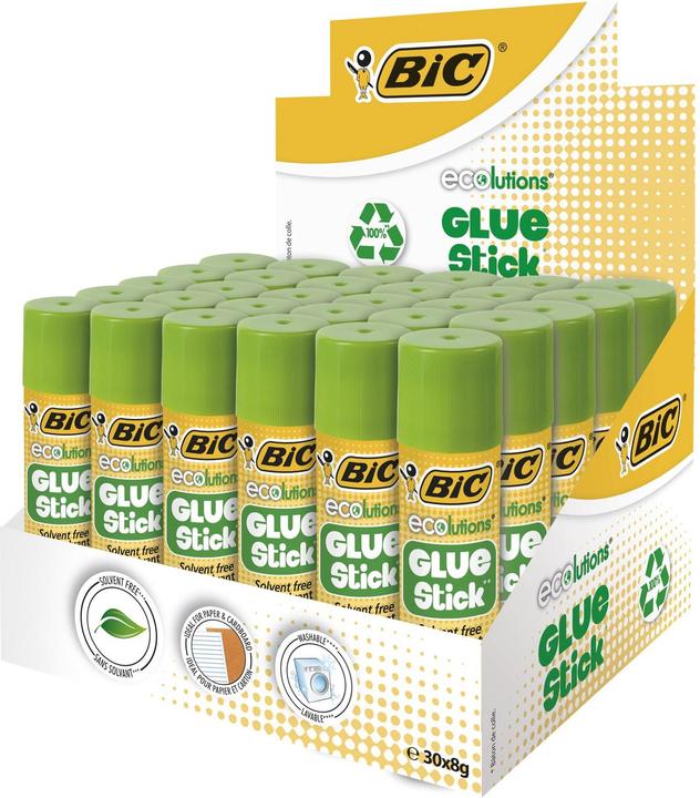 Actual product image Bic Pencil glue Glustic 8 g, in a package of 30 pcs. 8923442
