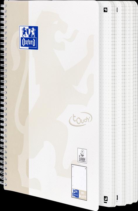 Actual product image Oxford TOUCH A4+ 400132395 dotted, light stone 80 sheets (A4+, Dotted, Hardcover)