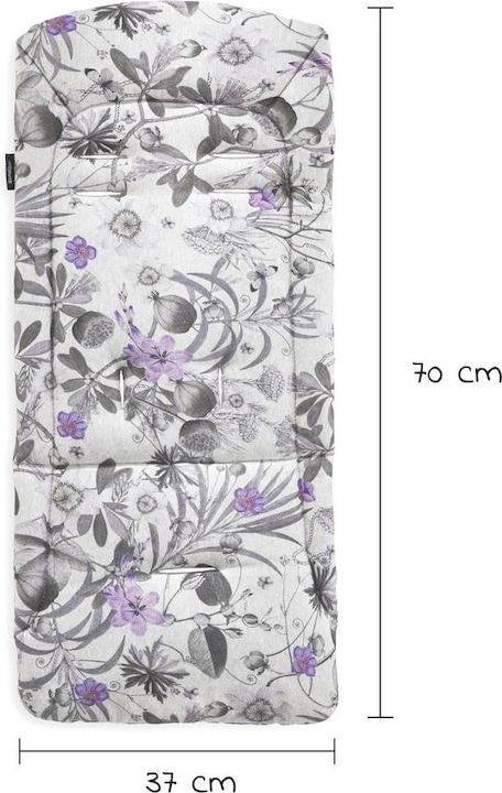 Actual product image Hauck Pushchair Seat liner Floral Grey