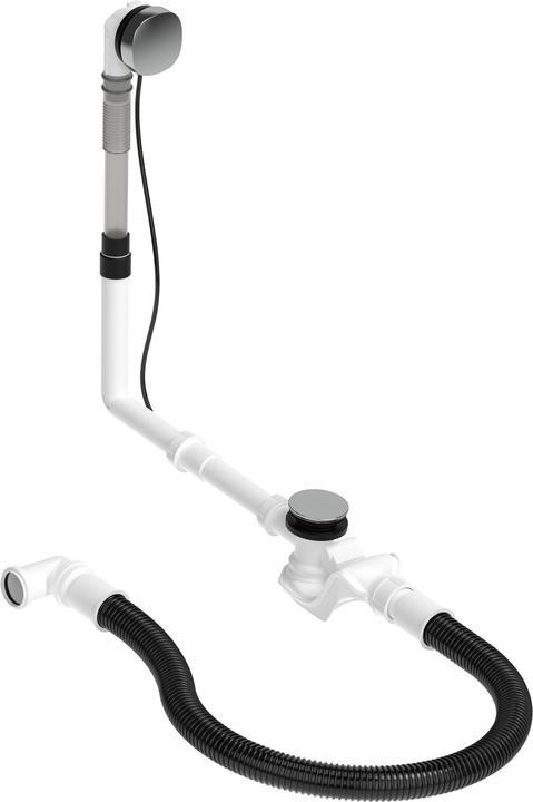 Actual product image Duravit QUADROVAL waste/overflow fitting chrome (Overflow set)