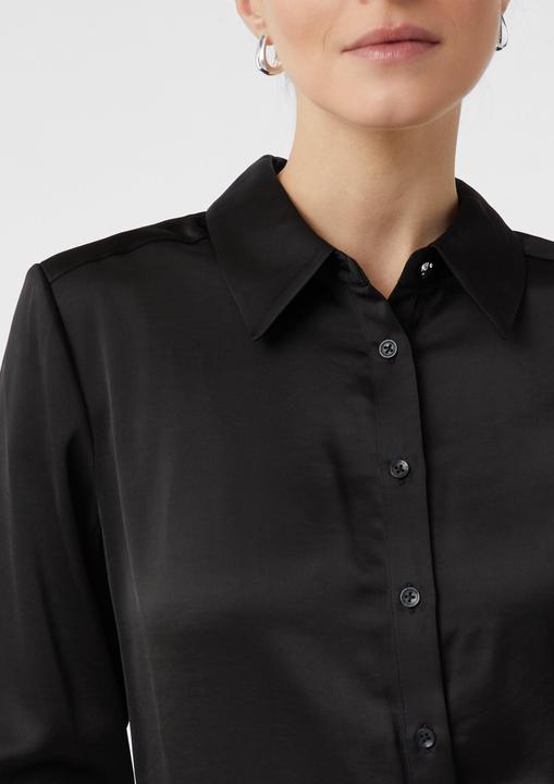 Produktbild Comma Bluse Hemdbluse aus Satin (44)