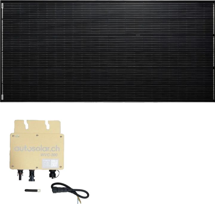 Autosolar Balkonkraftwerk mit 400 Watt (400 W)