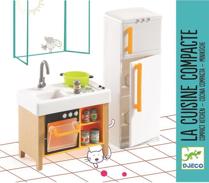 Actual product image Djeco Doll house kitchen compact