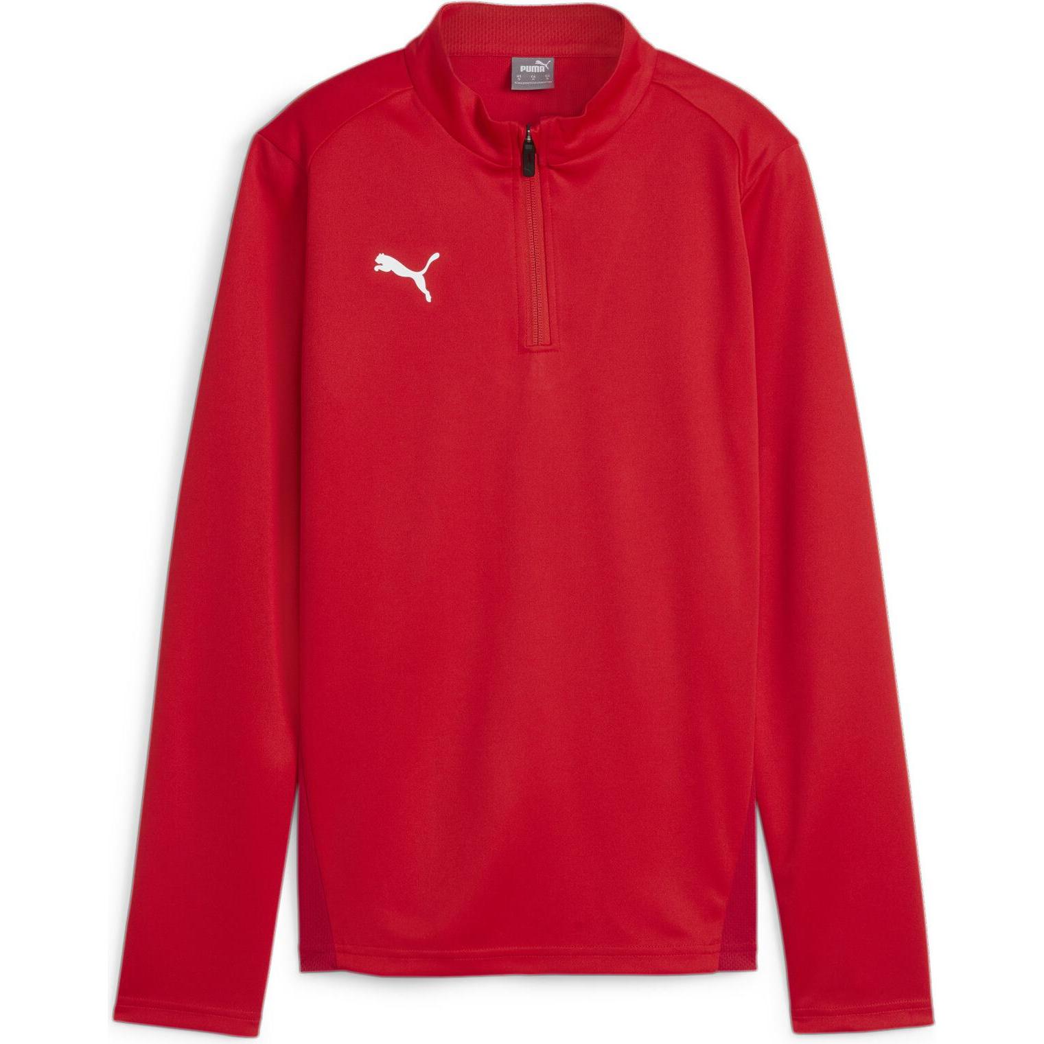 Puma, Damen, Sportshirt, teamGOAL Training 1/4 Zip Top Wmn (L), Rot, L