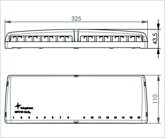 Actual product image Telegärtner Mini Distributor MPD16 AMJ/UMJ TH35/AP