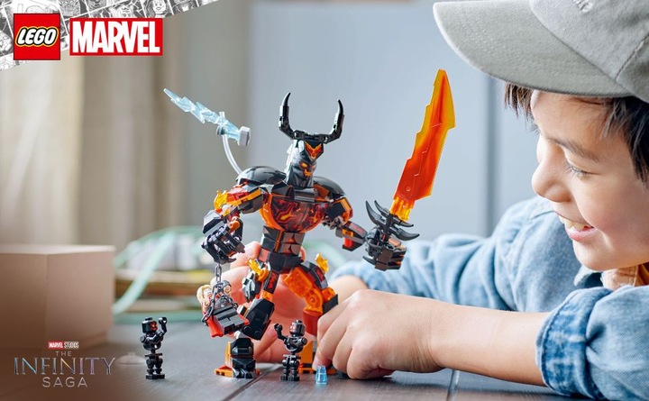 Immagine prodotto LEGO Figura di costruzione di Thor contro Surtur (76289, LEGO Marvel)