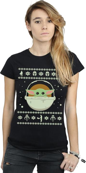 Produktbild Star Wars The Mandalorian The Child Christmas TShirt (S)