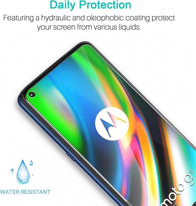 Image du produit Screenguard Motorola Moto G9 Plus Film de protection en verre blindé Case Friendly Design (1 pièce(s), Motorola Moto G9 Plus)