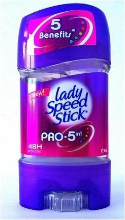 Actual product image Lady Speed Stick A gel antiperspirant For 5in1 (Gel 48H Protection) 65 g (Stick)