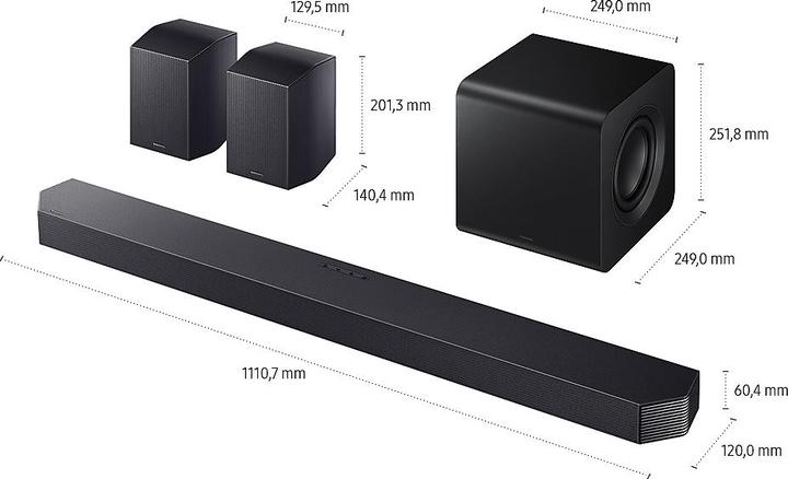 Actual product image Samsung Soundbar HW-Q935GF/ZG (9.1.4 Channels)