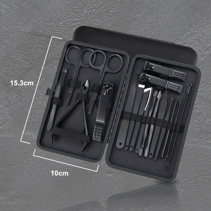 Image du produit Hermex Set de manucure Set de pédicure Set de ciseaux à ongles Set de coupe-ongles