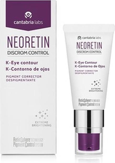 Cantabria Labs Neoretin Discrom Control K-Contour Eye Pigmenting 15ml Depigmentierende Anti-Pollution Augenringe (Augenpflege Crème, 15 ml, Tag)