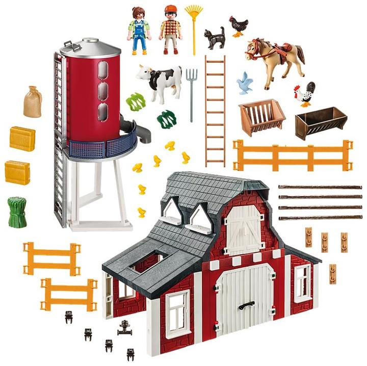 Image du produit Playmobil Barn avec silo (9315) (9315, Playmobil Country)